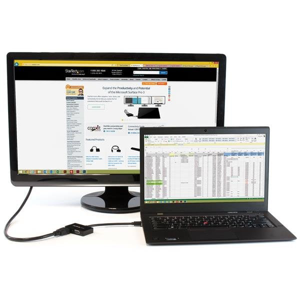 Startech Adaptador 2en1 Mini Displayport A Hdmi / Vga M/Hh 1920x1200 1080p  Mdp2hdvga