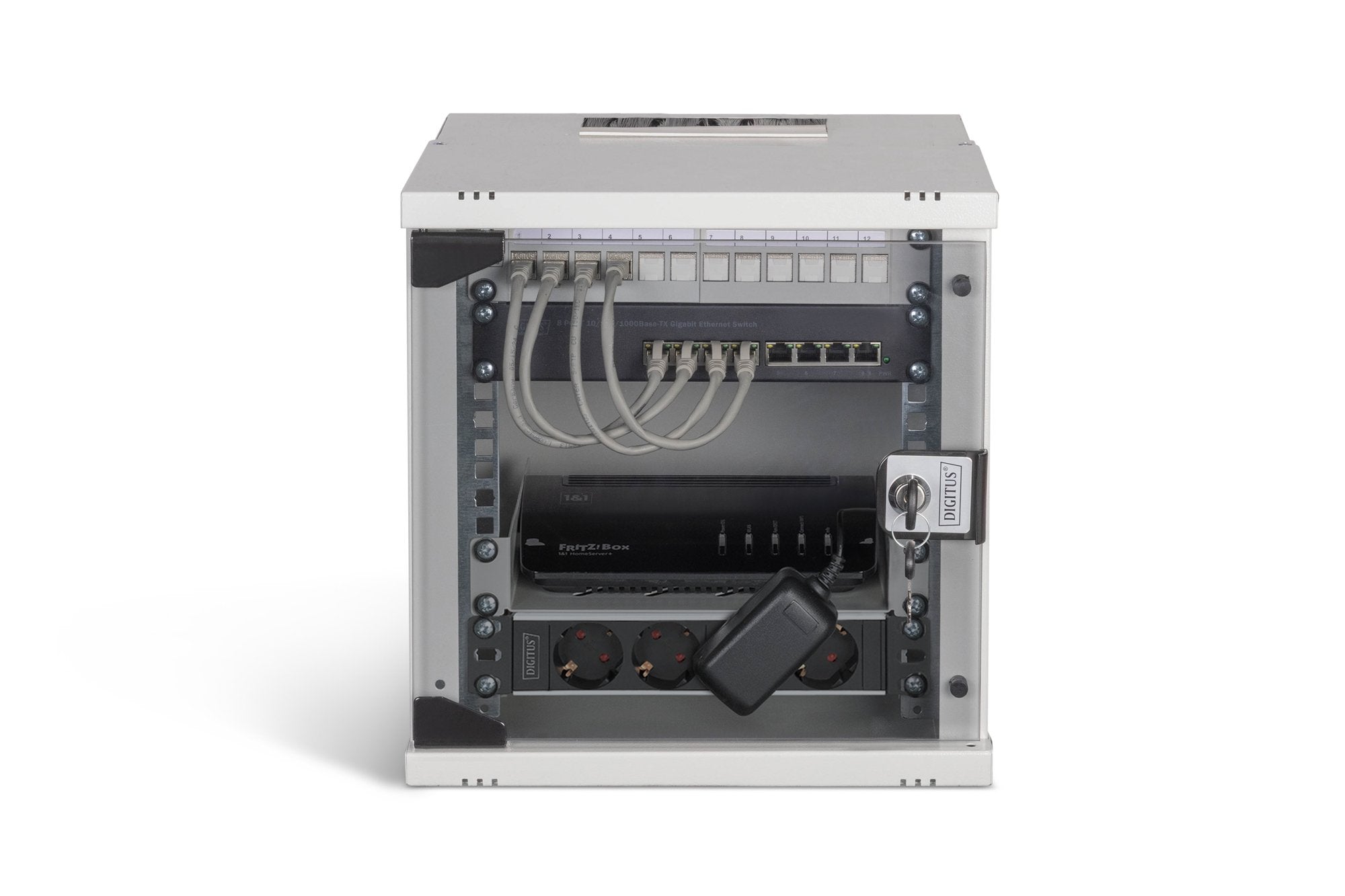 EAN 4016032499404 - Digitus DN-49100-SET armario rack Bastidor de pared Gris imagen 2