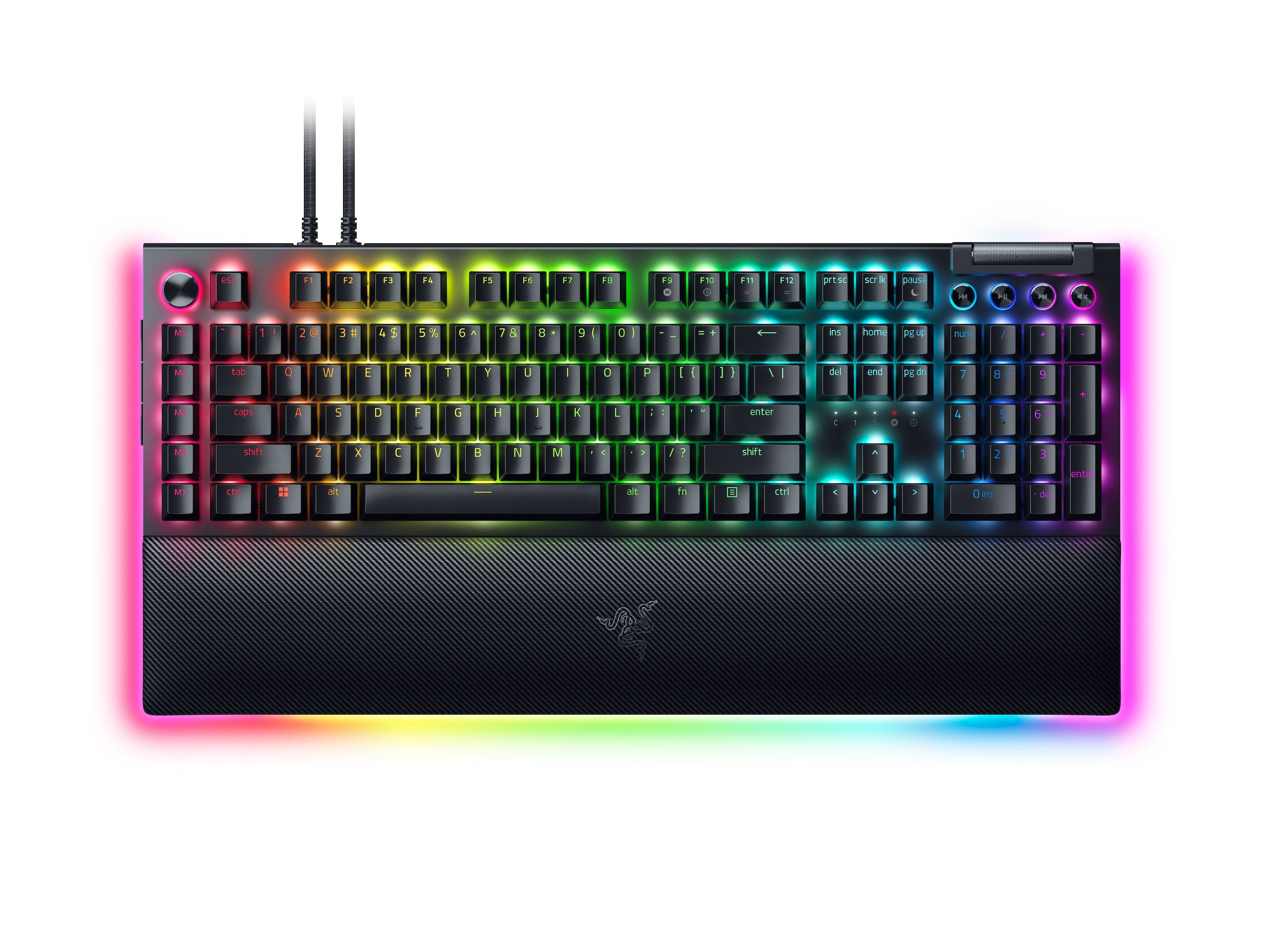 EAN 8887910072189 - Razer BlackWidow V4 Pro teclado Juego USB QWERTY Internacional de EE.UU. Negro imagen 1