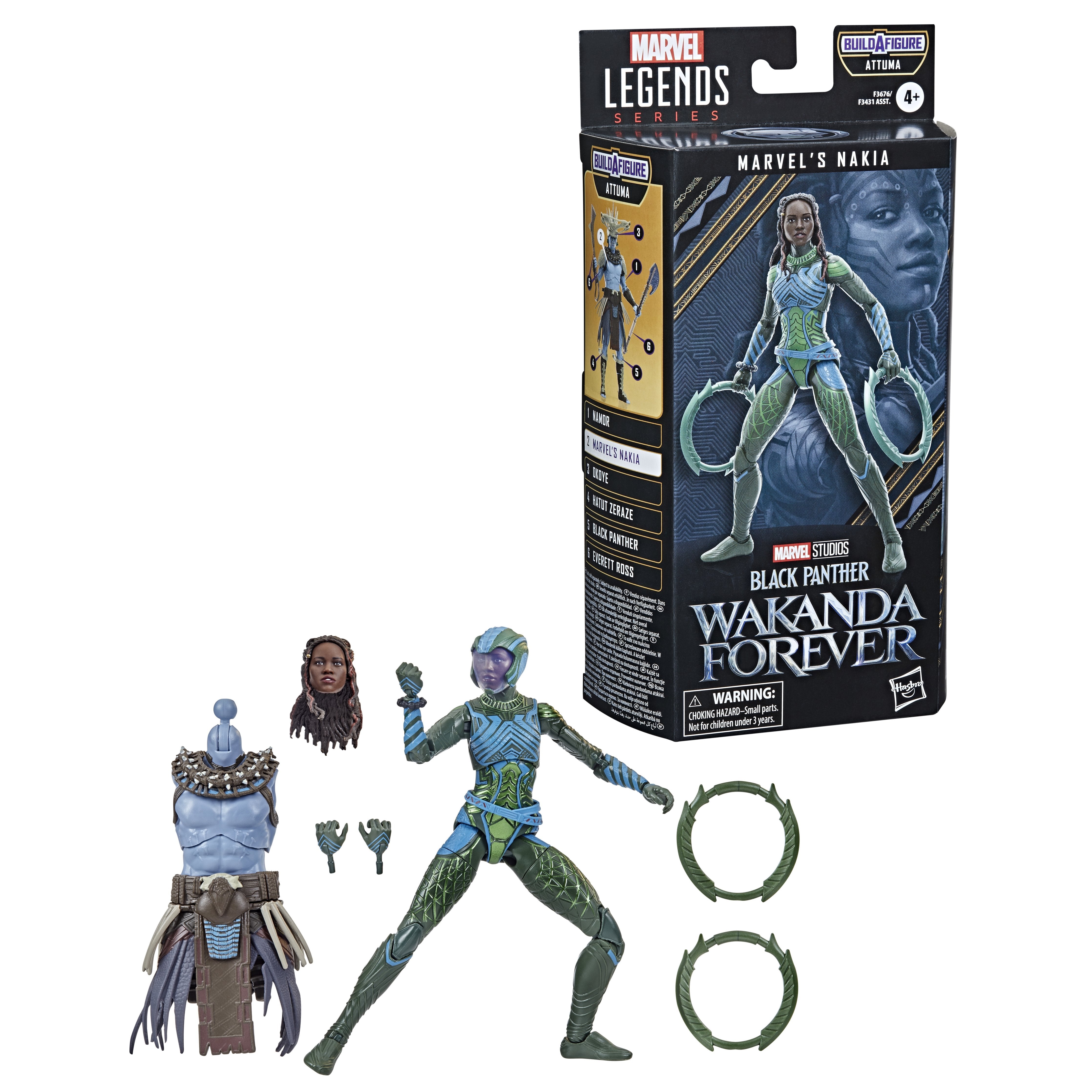 Figura Nakia 15 Cm Black Panther Wakanda Forever Marvel Legends F36765x0