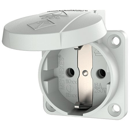 EAN 4015394136712 - MENNEKES 11010 toma de corriente Tipo F Blanco imagen 1