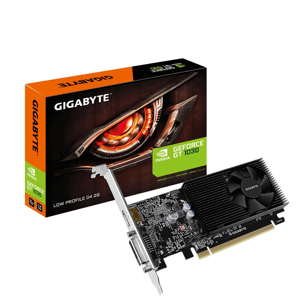 Tarjeta Gráfica Gigabyte Geforce Gt 1030 D4 2g 2gb Gddr4 Compatible Con Perfil Bajo