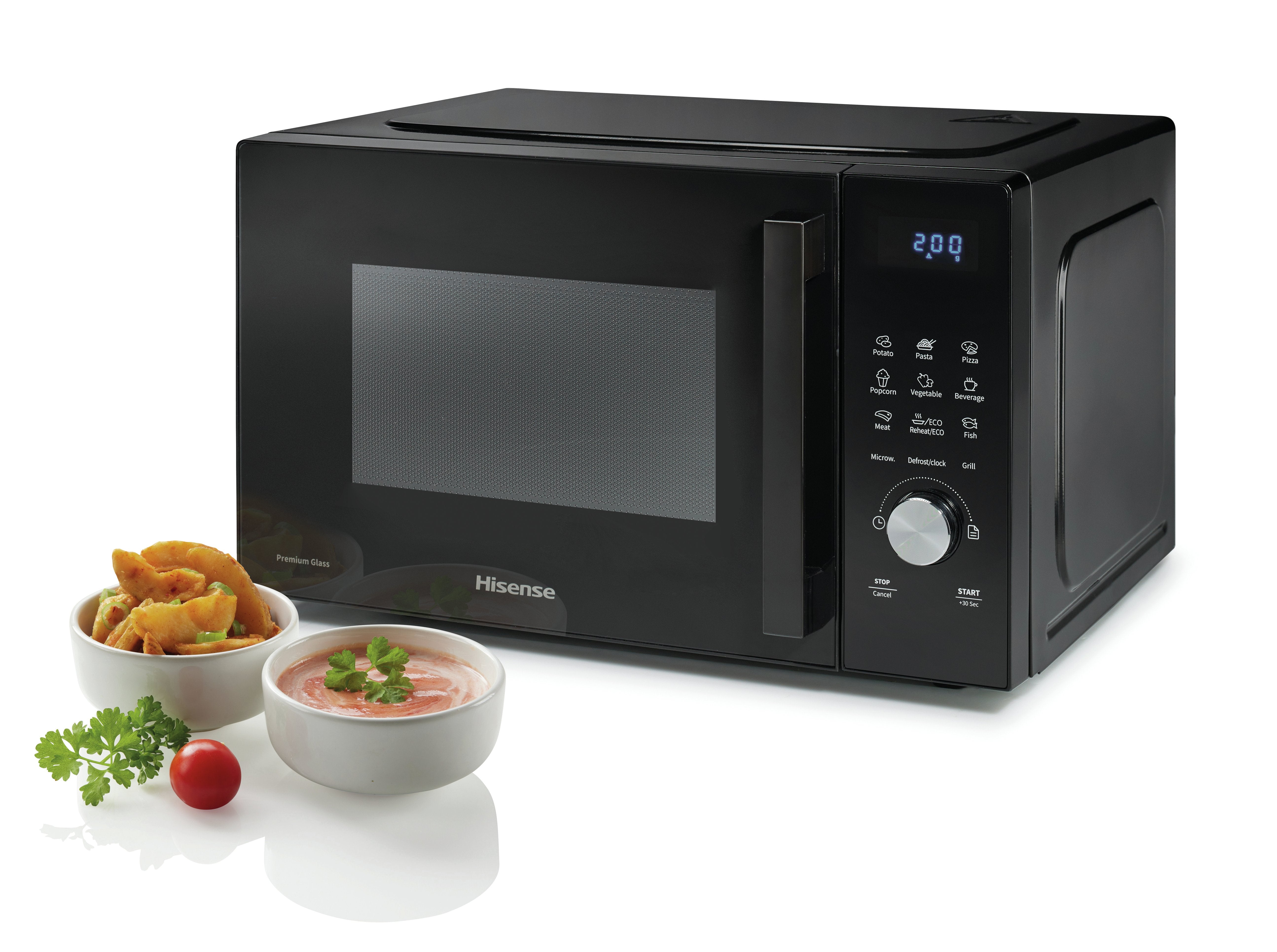 Hisense Forno A Microonde +Grill H23mobsd1hg 23l 800w Black