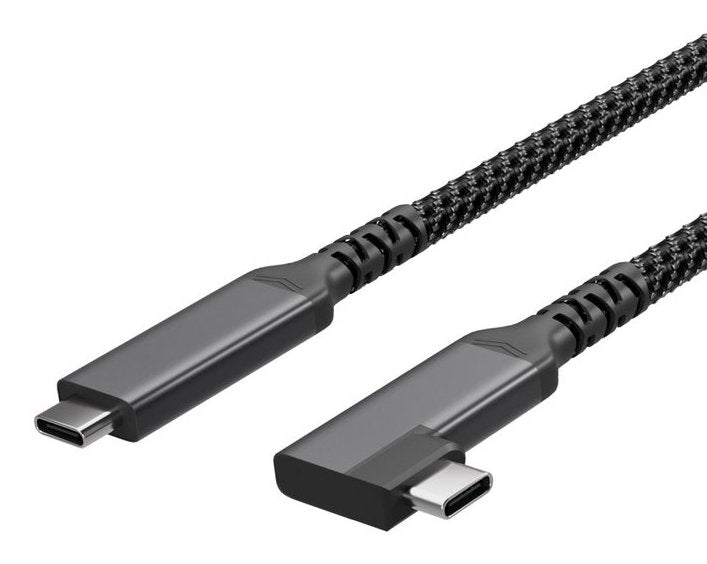 Usb-C Ladecable Usb-C > Usb-C 3.2 90° 100w Pd Textil 1,0m