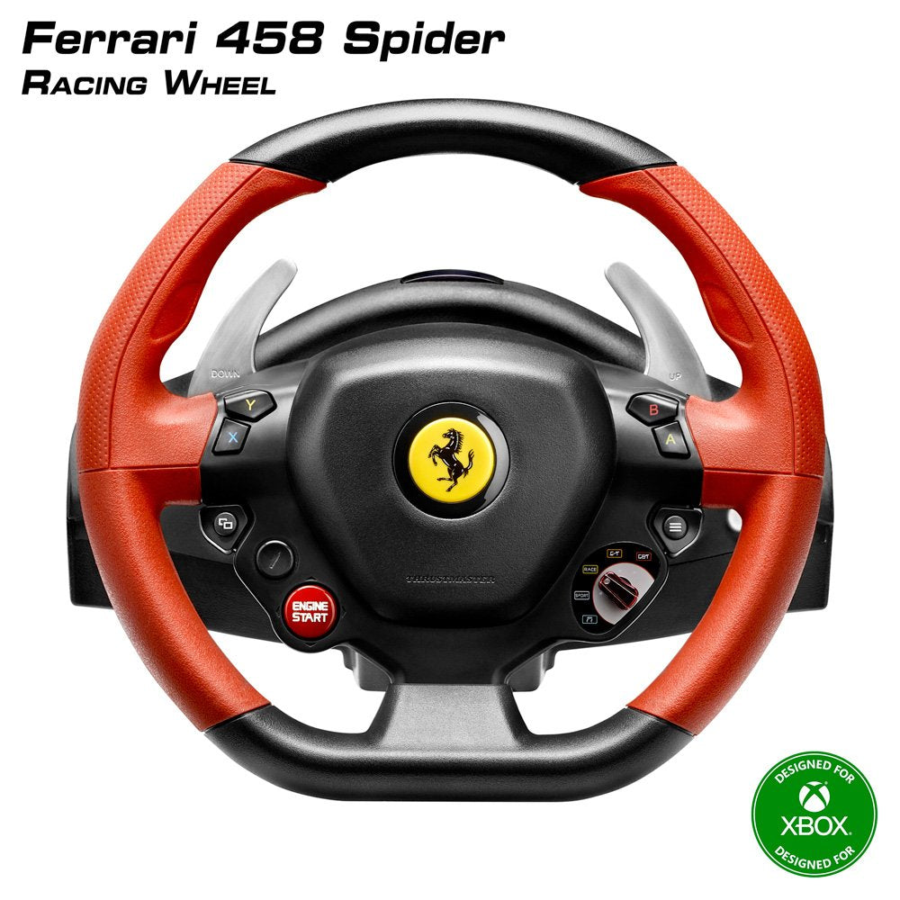 EAN 0663296419538 - Thrustmaster Ferrari 458 Spider Negro, Rojo USB Volante + Pedales Xbox One imagen 7
