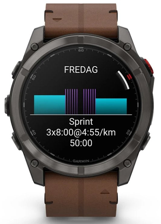Watch Garmin Fenix 8 Pro Amoled Sapphire Gps 51mm - Graphit/Titanium Titan