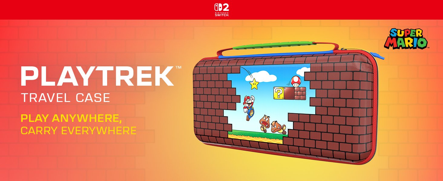 Turtle Beach Playtrek Funda De Viaje Mario Bricks - Switch 2