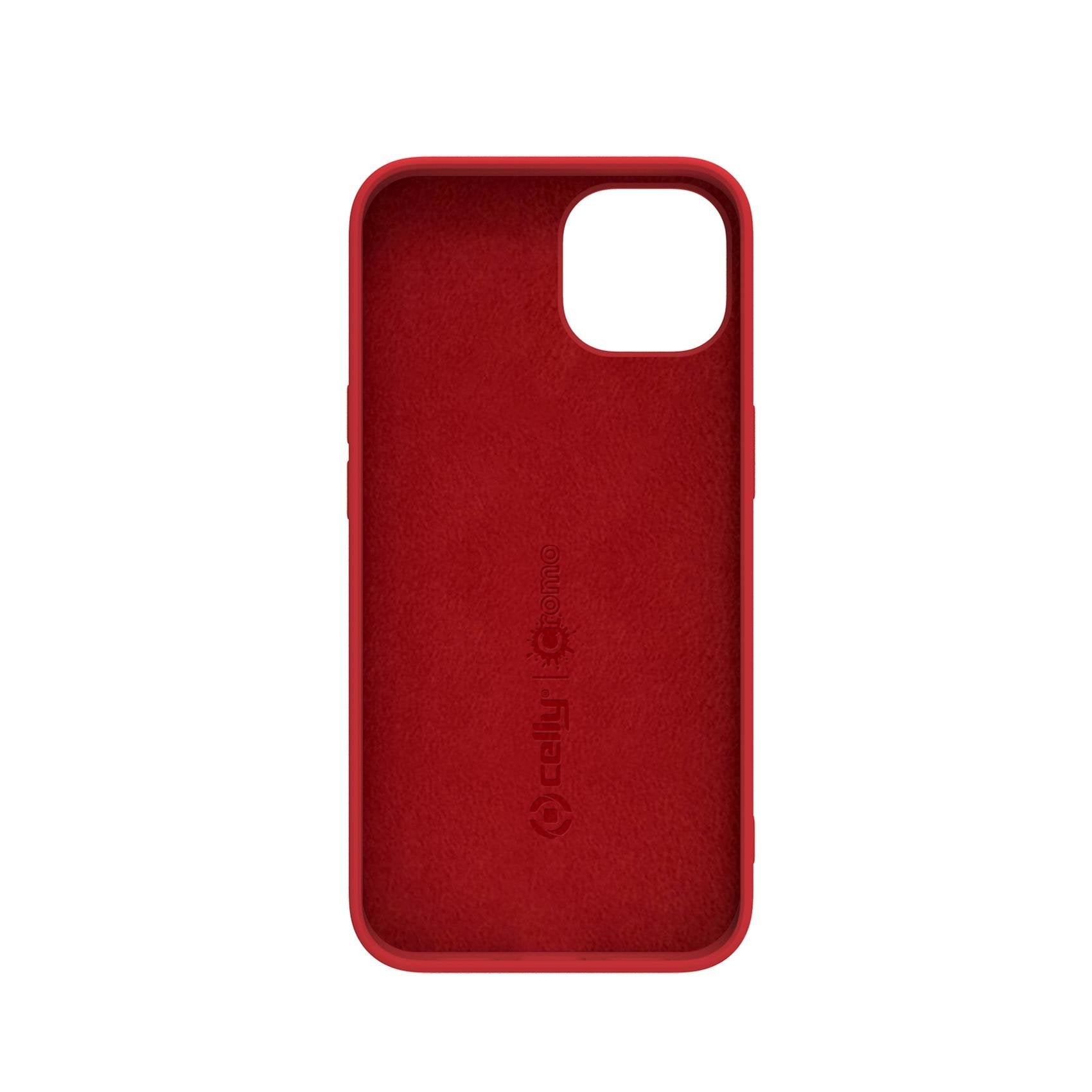 Celly Cromo Funda Para Iphone 14  (6.1") Rojo