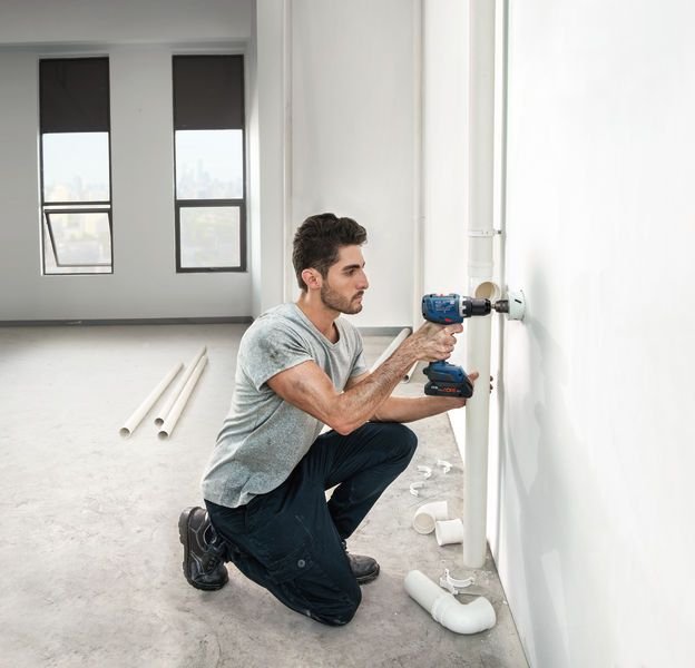 Bosch Professional Taladro Atornillador A Batería Gsr 18v-65 Professional Solo, 18 Voltios Azul, Sin Batería Ni Cargador, En L-Boxx 06019n3201