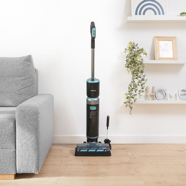 EAN 8435484058636 - Cecotec FreeGo Wash&Vacuum Mopa eléctrica Batería Húmedo Sin bolsa Negro, Azul 3 Ah imagen 14