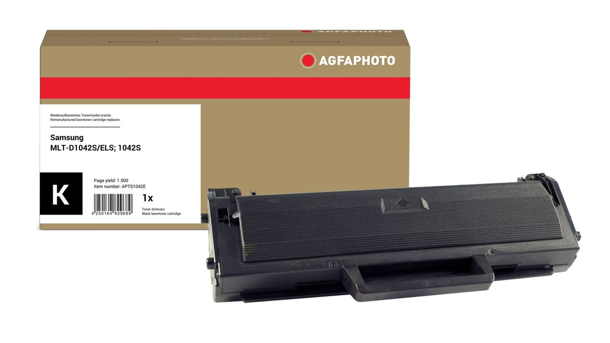 EAN 4250164829689 - AgfaPhoto APTS1042E cartucho de tóner 1 pieza(s) Compatible Negro imagen 1