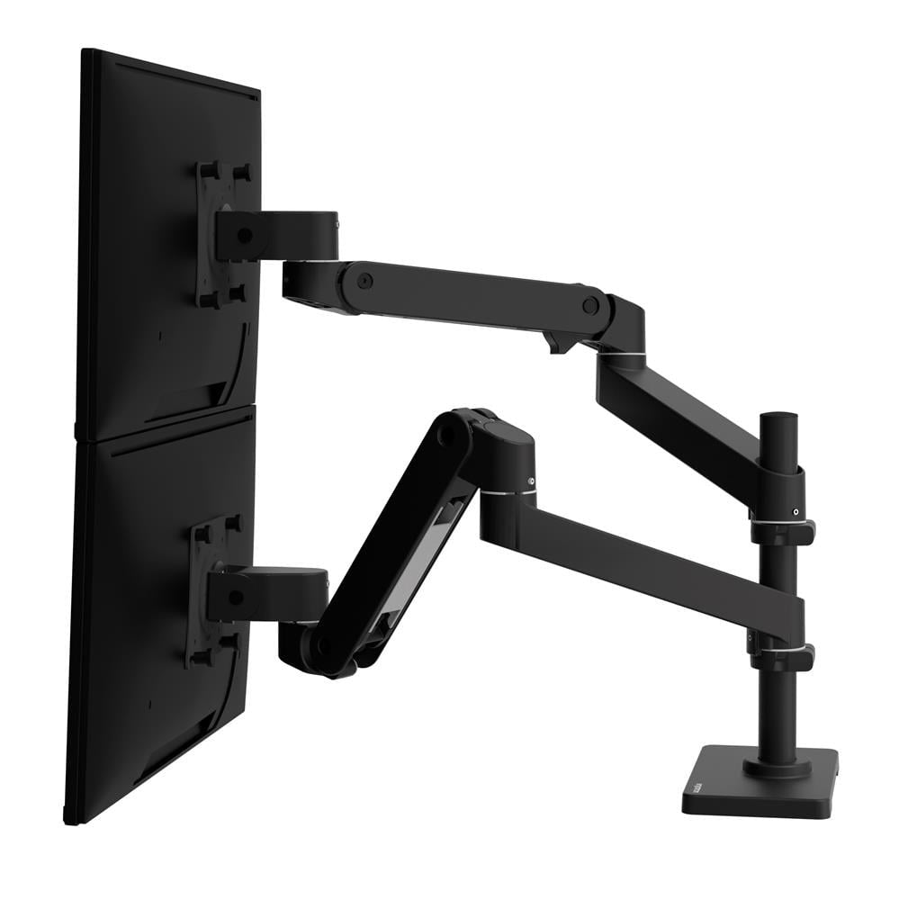 Ergotron Lx Pro - Mounting Kit (Dual Arm) - For 2 Lcd Displays - Perforated Plate Mounting - Alumini