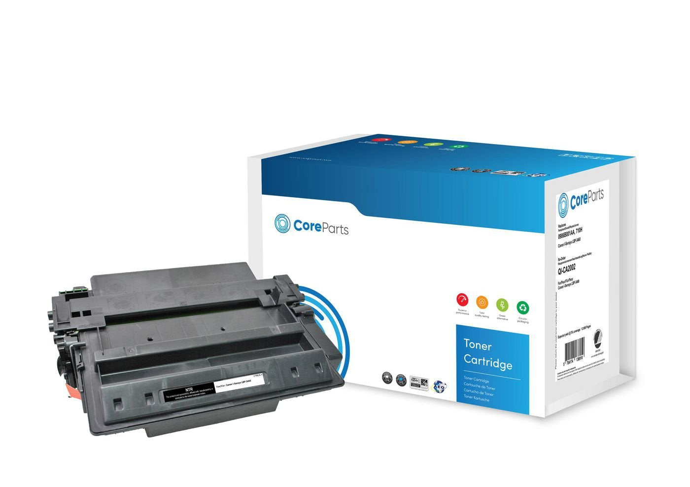 EAN 5704174136910 - CoreParts QI-CA2002 cartucho de tóner 1 pieza(s) Compatible Negro imagen 1