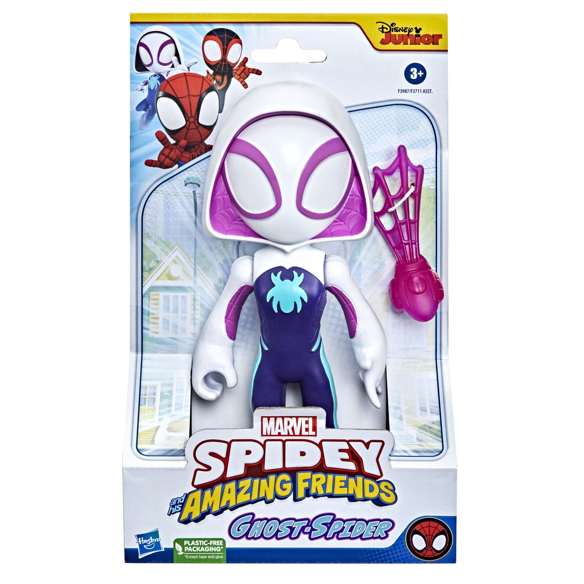 Figura Gigante Hasbro Marvel Spidey And His Amazing Friends Ghost Spider