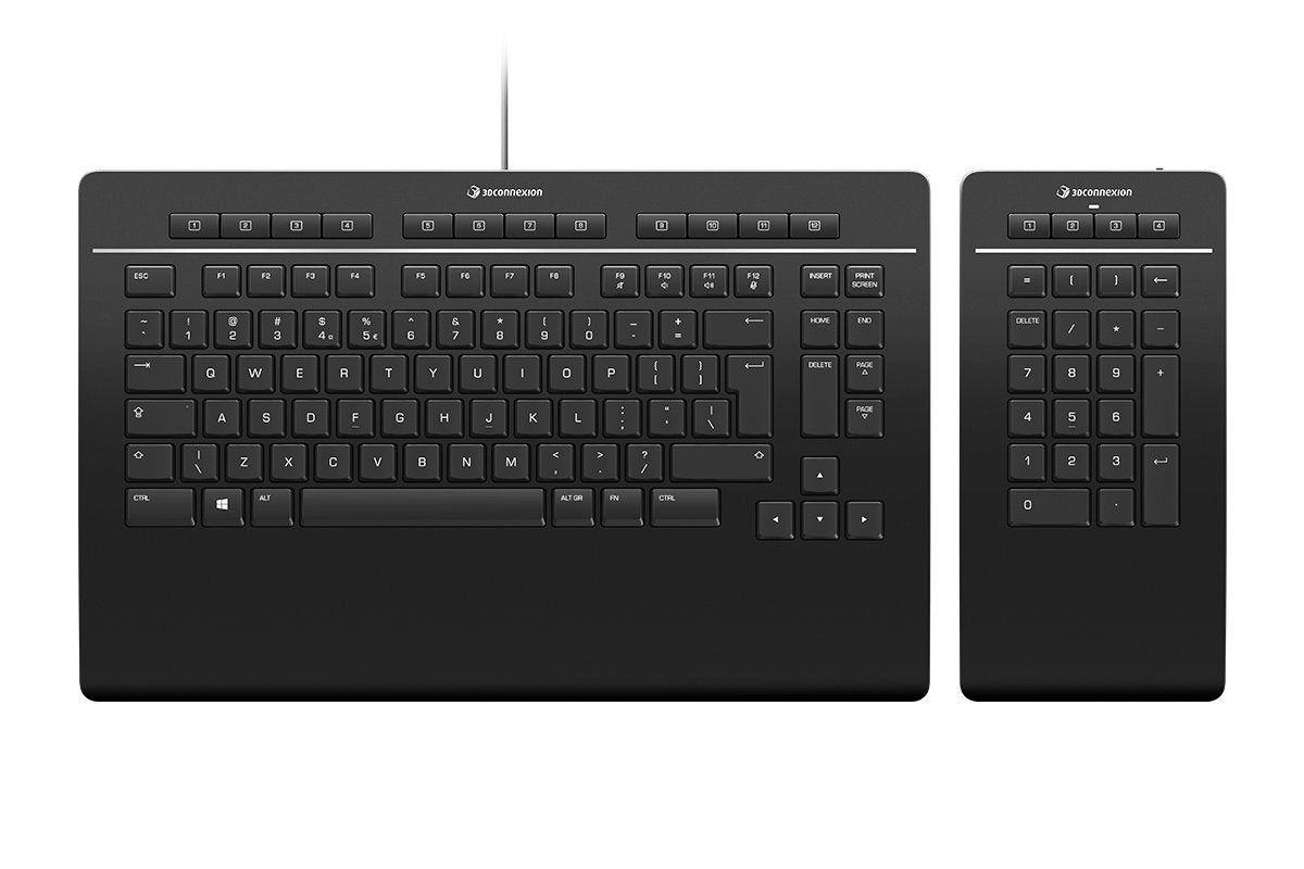 EAN 4260016341214 - 3Dconnexion Keyboard Pro with Numpad teclado Oficina USB + RF Wireless + Bluetooth QWERTY Internacional d imagen 1
