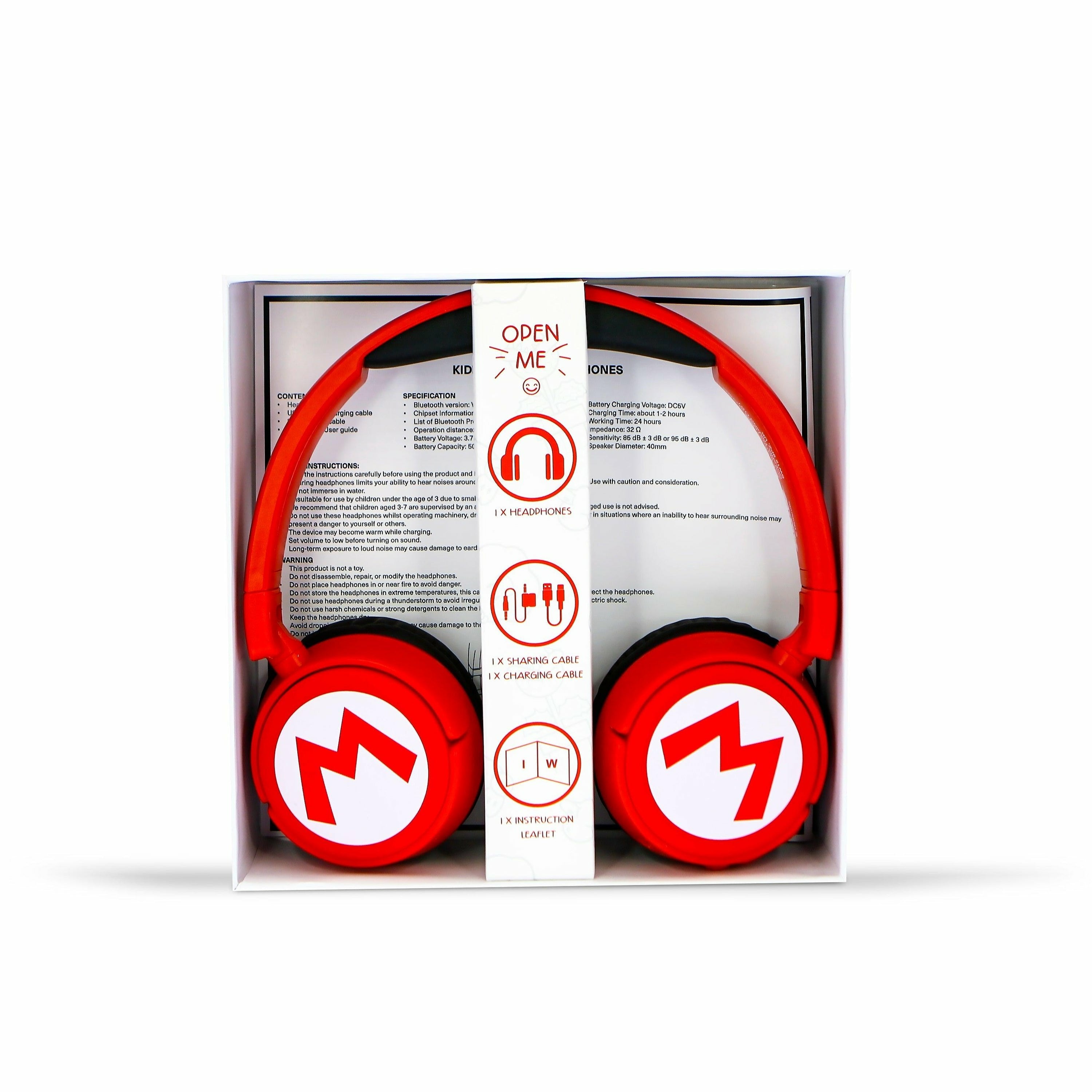 EAN 5055371625975 - OTL Technologies Super Mario Auriculares Inalámbrico y alámbrico Diadema Música USB Tipo C Bluetooth Rojo imagen 10