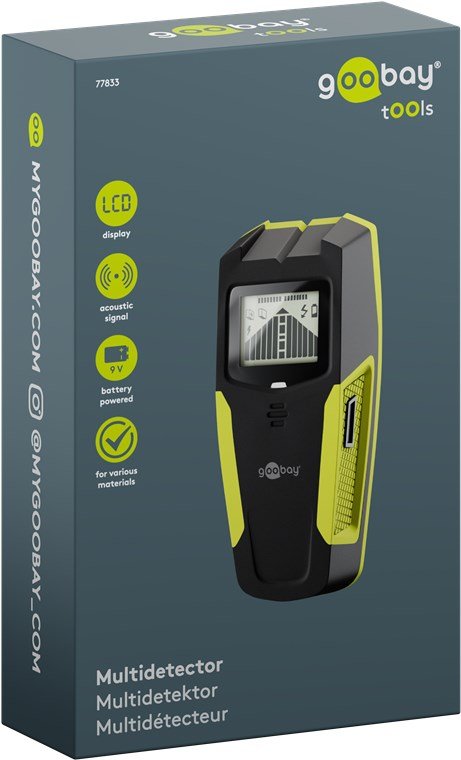 Multidetector
Encuentra Vigas De Madera Y Cables Con Corriente En Paneles De Yeso.