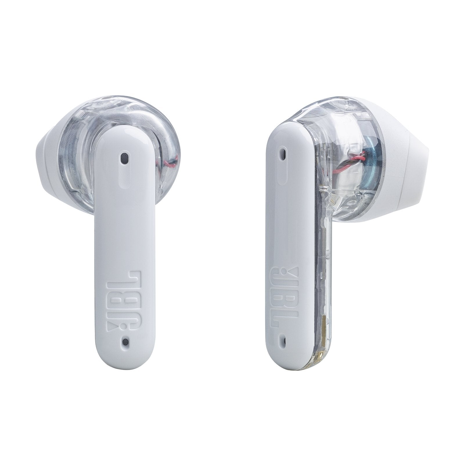 Auriculares  Jbl Tune Flex Ghost Edition Blanco  Bluetooth