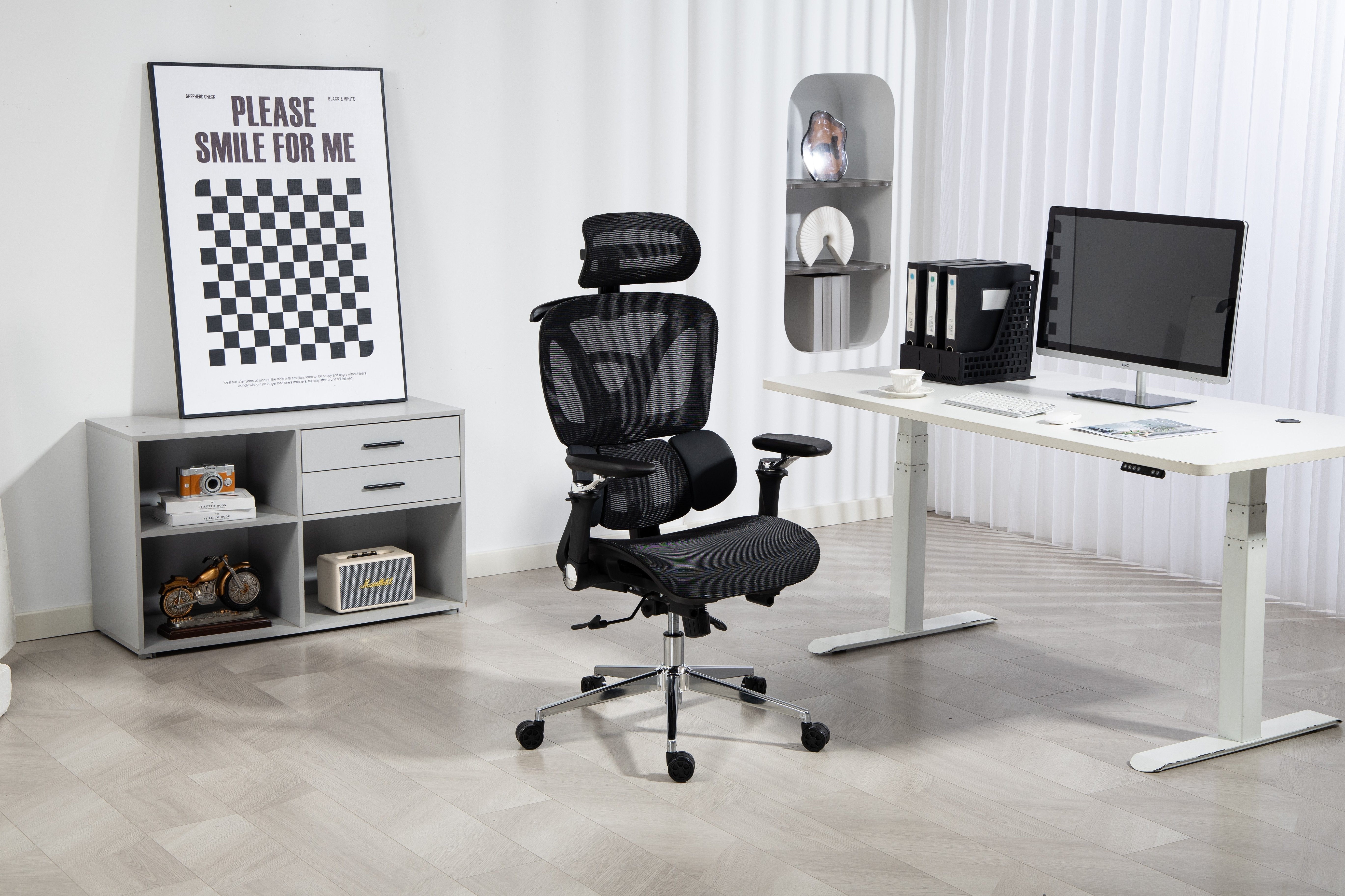 EAN 5901443391562 - Activejet YK848 BK silla de oficina y de ordenador Asiento de malla Respaldo de malla imagen 31