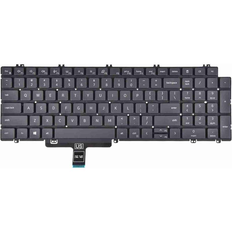 79-Key Us English Backlit  Keyboard For Laptops