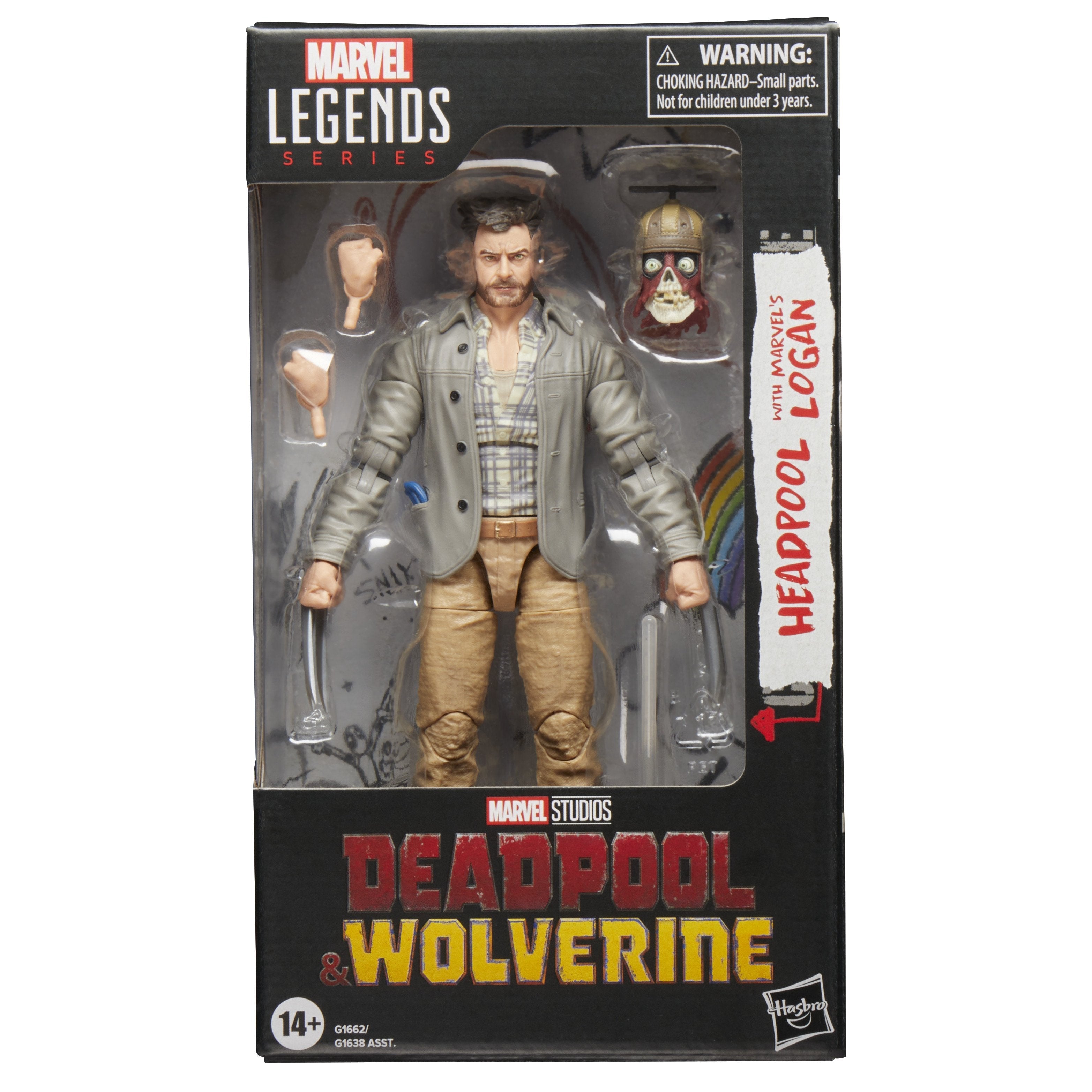 Figura Hasbro Marvel Legends Series Deadpool & Walverine Headpool With Marvels Logan