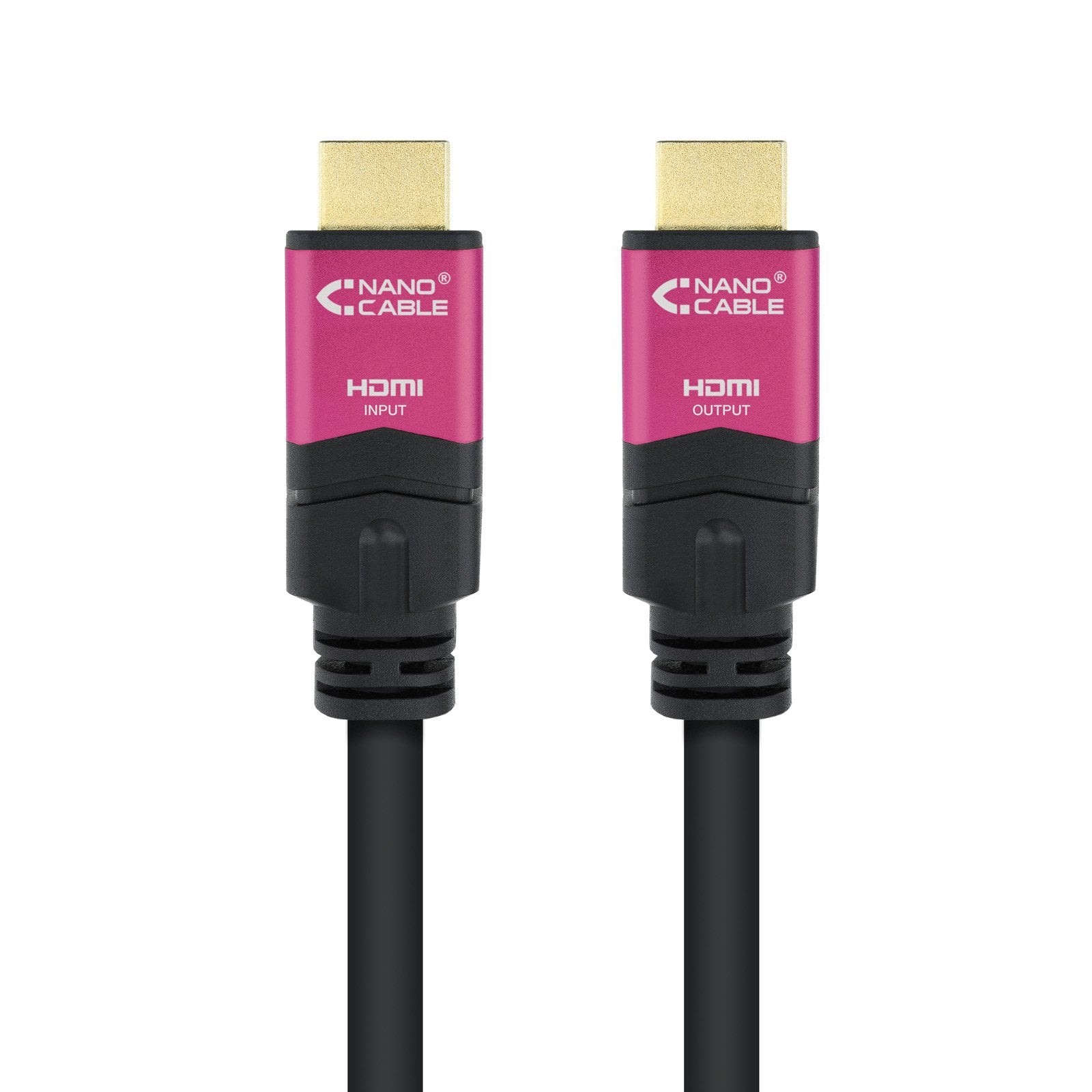 EAN 8433281009752 - Nanocable 10.15.3715 cable HDMI 15 m HDMI tipo A (Estándar) Negro, Rosa imagen 2