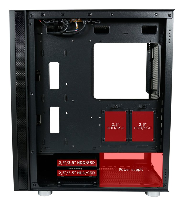 Lc-Power Gehäuse 8000b Ohne Netzteil Retail