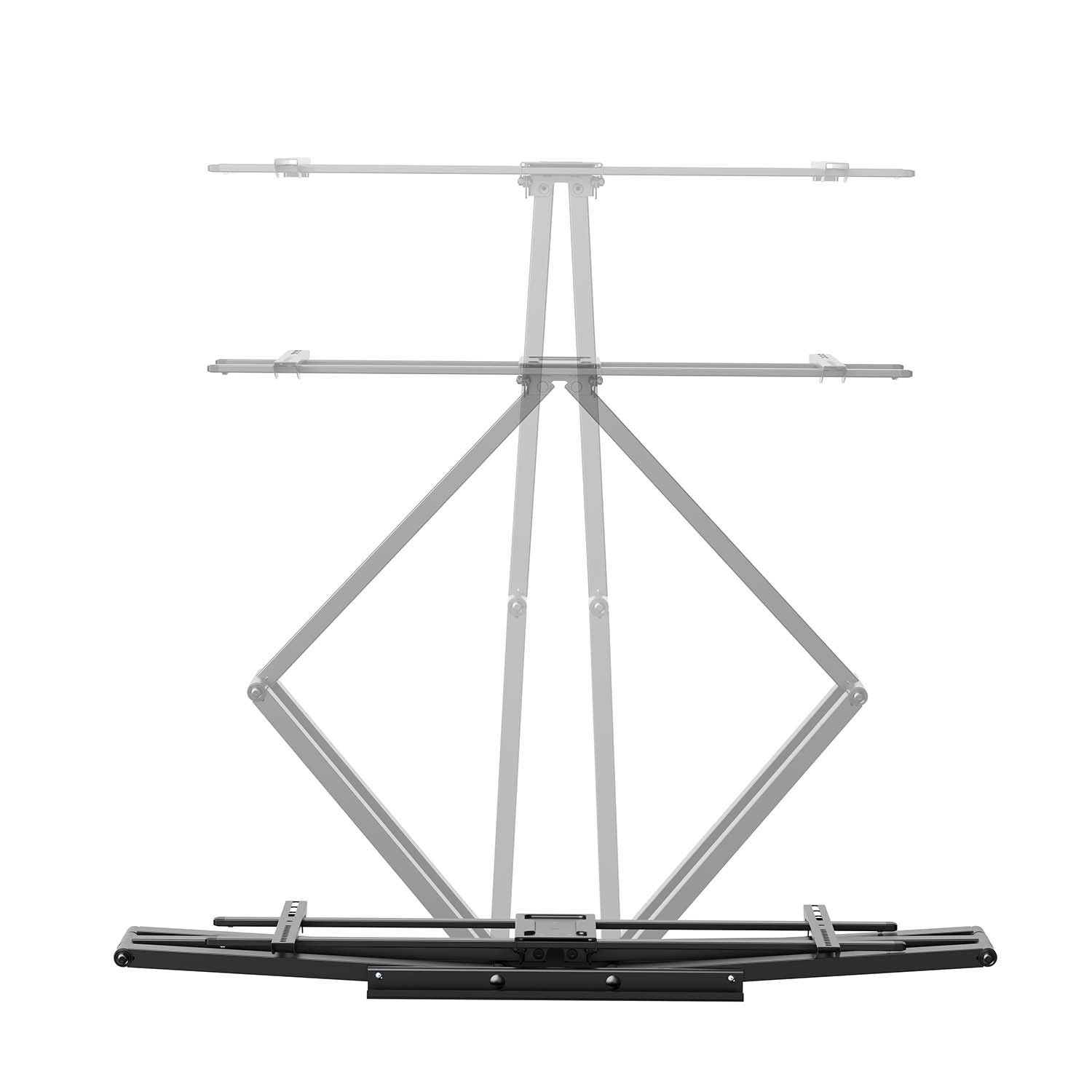 Aisens Soporte Eco Giratorio, Inclinable Y Nivelable Para Monitor/Tv 60kg De 43-90, Negro