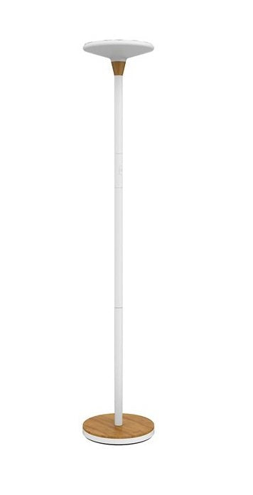 Unilux Baly Bamboo Led-Deckenfluter Blanco-Bamhs, Dimmbar