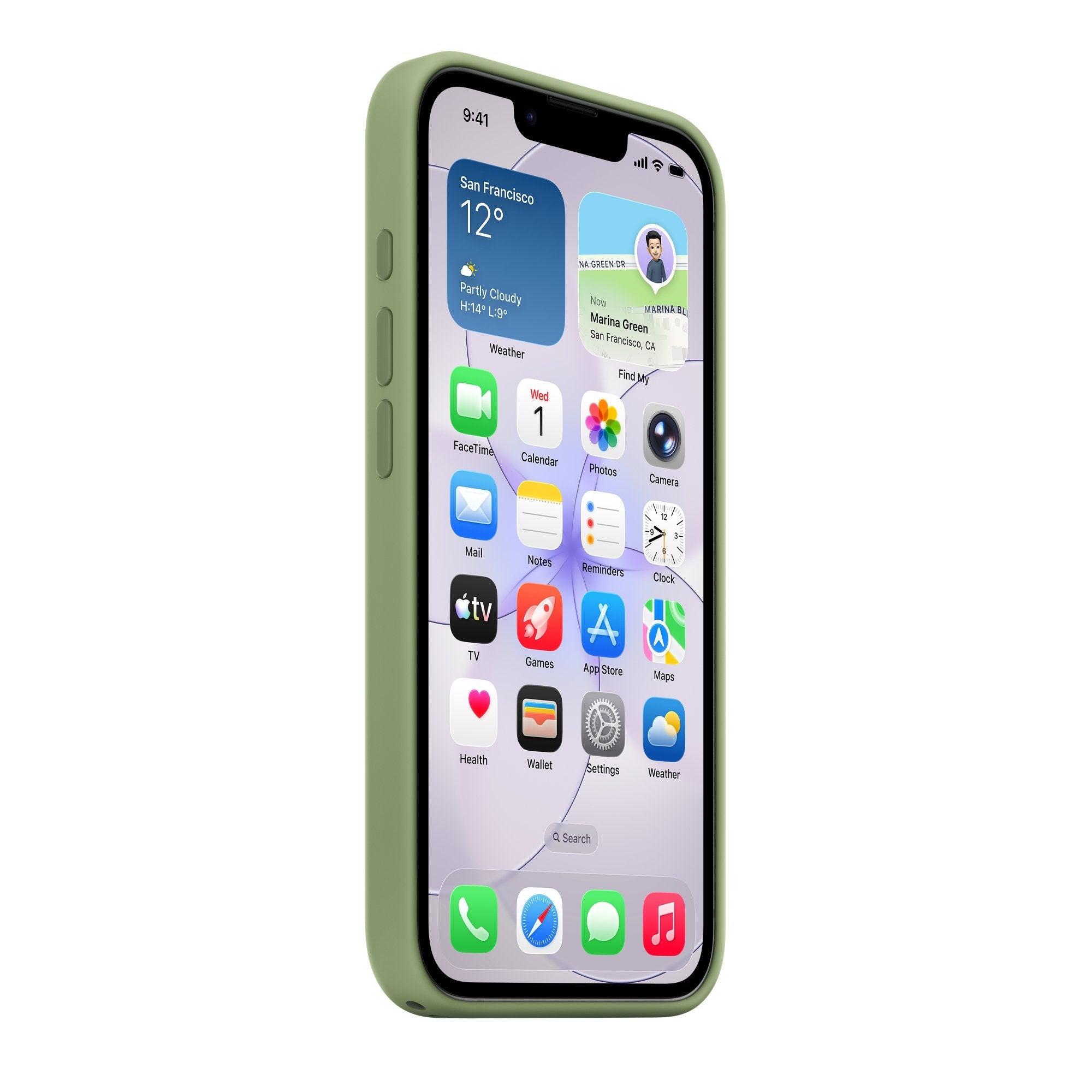 Iphone 17e Si Case Light Moss