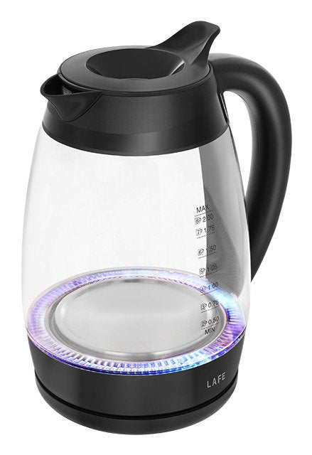 EAN 5907512875537 - Lafe Essential XL tetera eléctrica 2 L 2200 W Negro, Transparente imagen 1