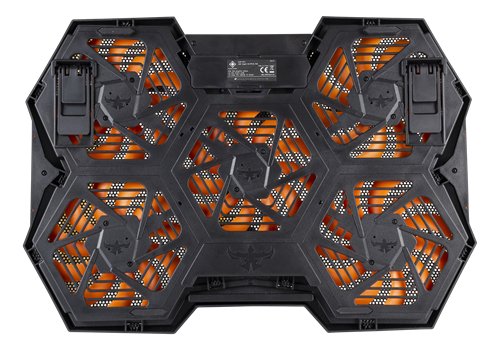 Deltaco Gam-072 Almohadilla Fría 1300 Rpm Negro, Naranja