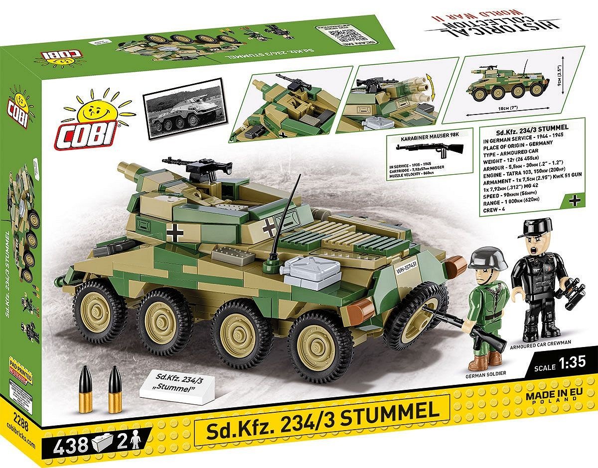 EAN 5902251022884 - COBI Sd.Kfz. 234/3 Stummel imagen 11