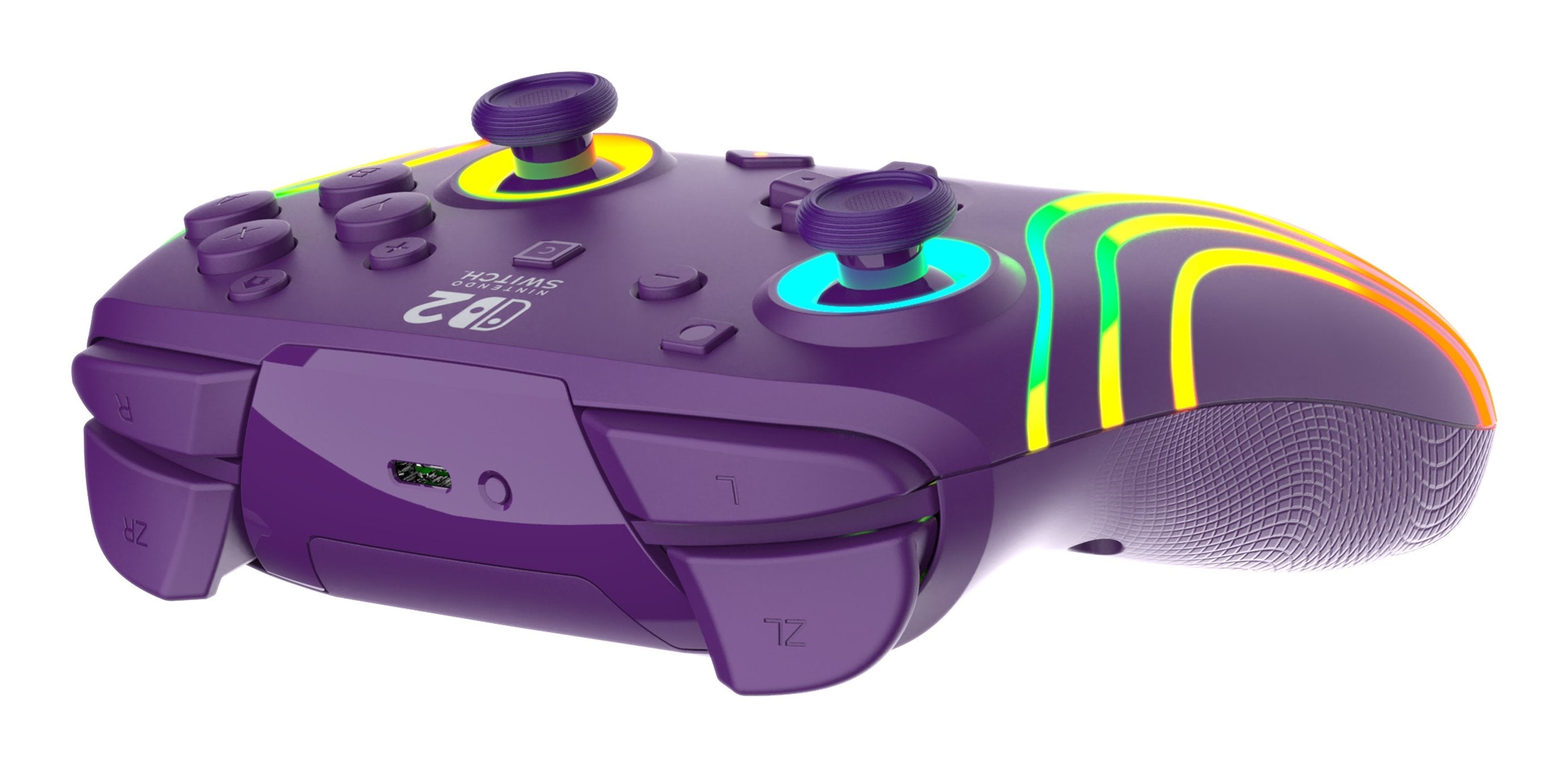 Turtle Beach Afterglow Morado Mando De Juego Rgb Inalámbrico Para Nintendo Switch 2