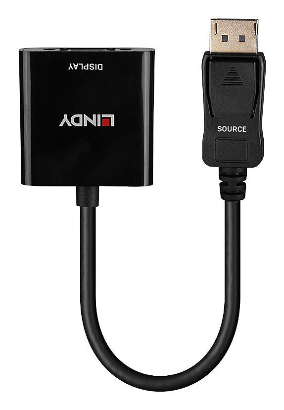 EAN 4002888410069 - Lindy 41006 adaptador de cable de vídeo 0,15 m VGA (D-Sub) DisplayPort Negro imagen 2