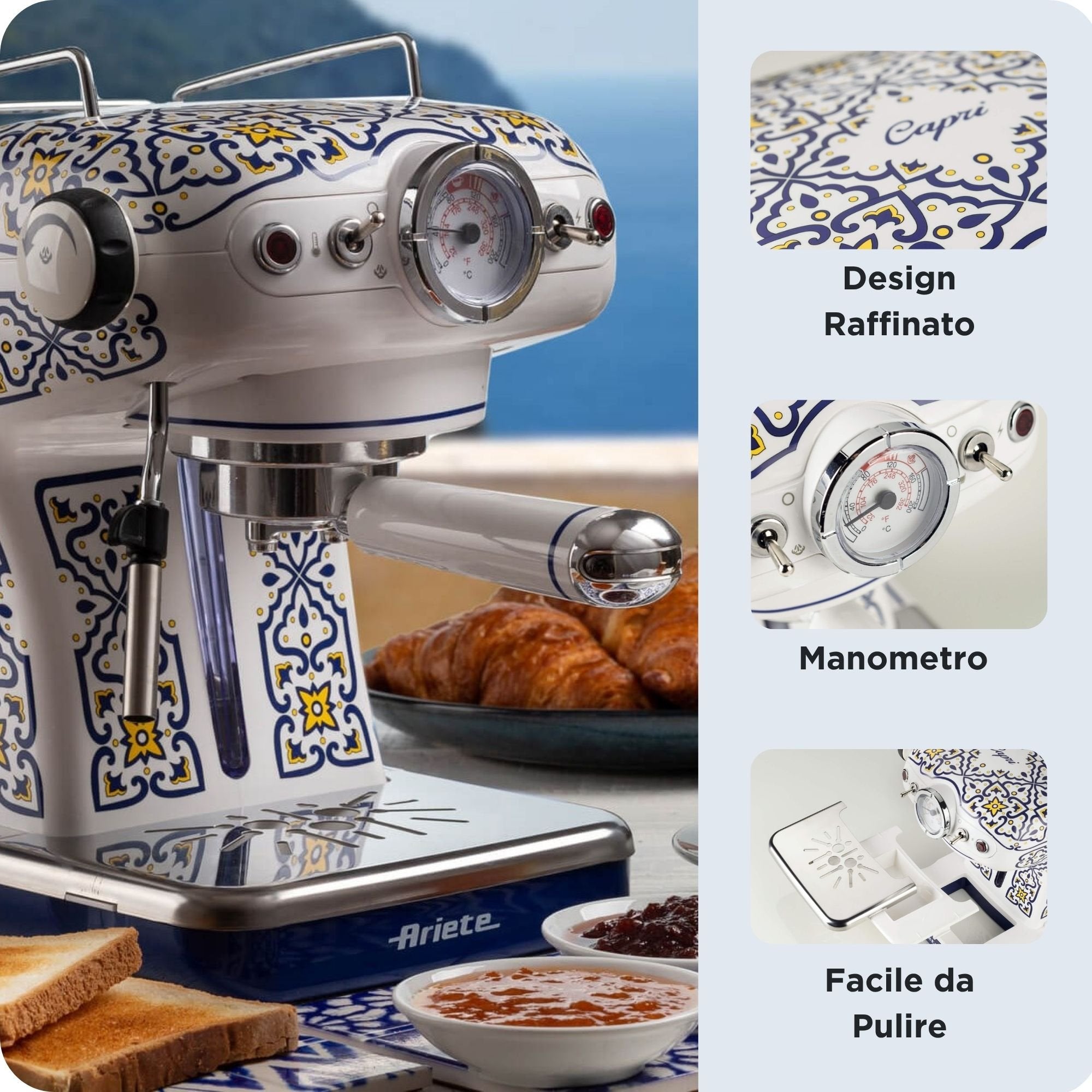 EAN 8003705122949 - Ariete 1389/1C Manual Máquina espresso 0,9 L imagen 3