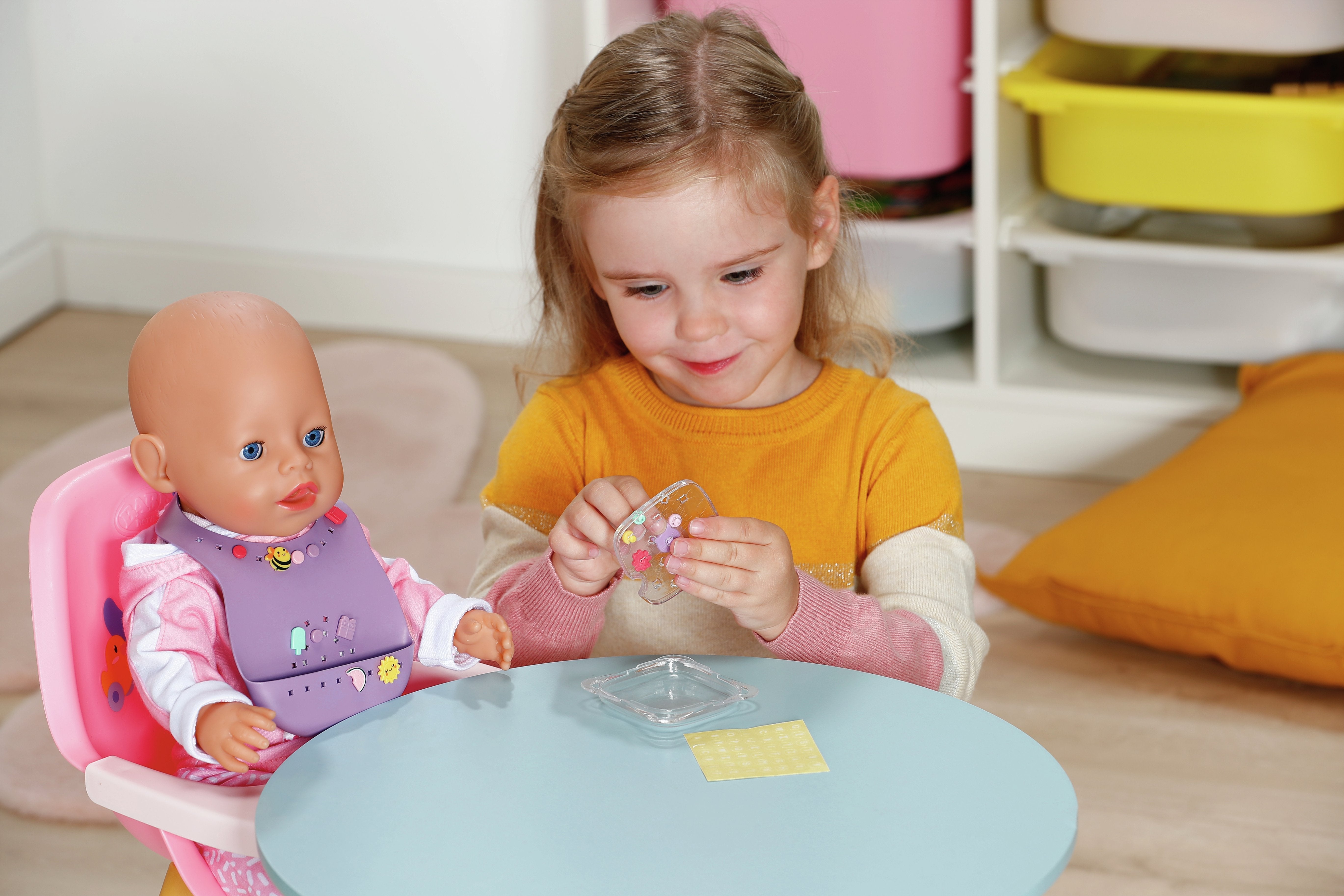 Zapf Creation Baby Born® Pinplay Bibs, Accesorios De Muñecas 43 Cm 837221