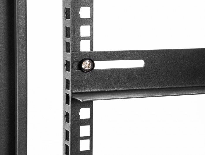 Delock Riel De Montaje De 19" Para Gabinete De Red 450 X 40 Mm, Rieles De Montaje Negros, 2 Piezas 66868