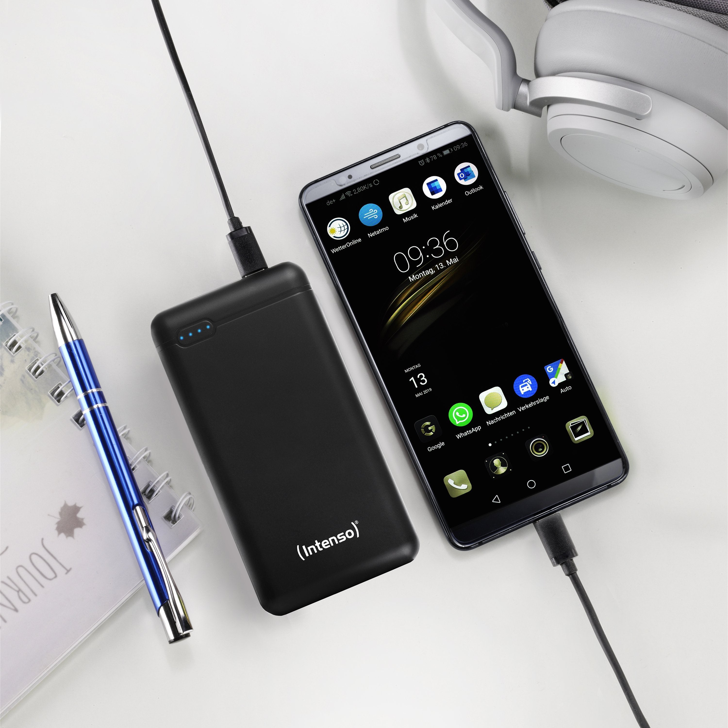 Intenso Powerbank Xs20000 Black 20000 Mah Inkl. Usb-A To Type-C