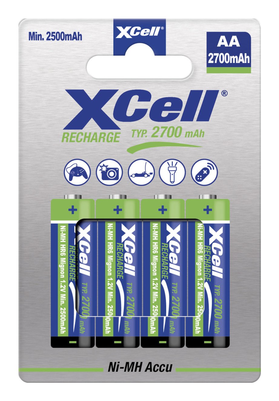 Xcell 118740 Pila Doméstica Batería Recargable Aa Níquel-Metal Hidruro (Nimh)
