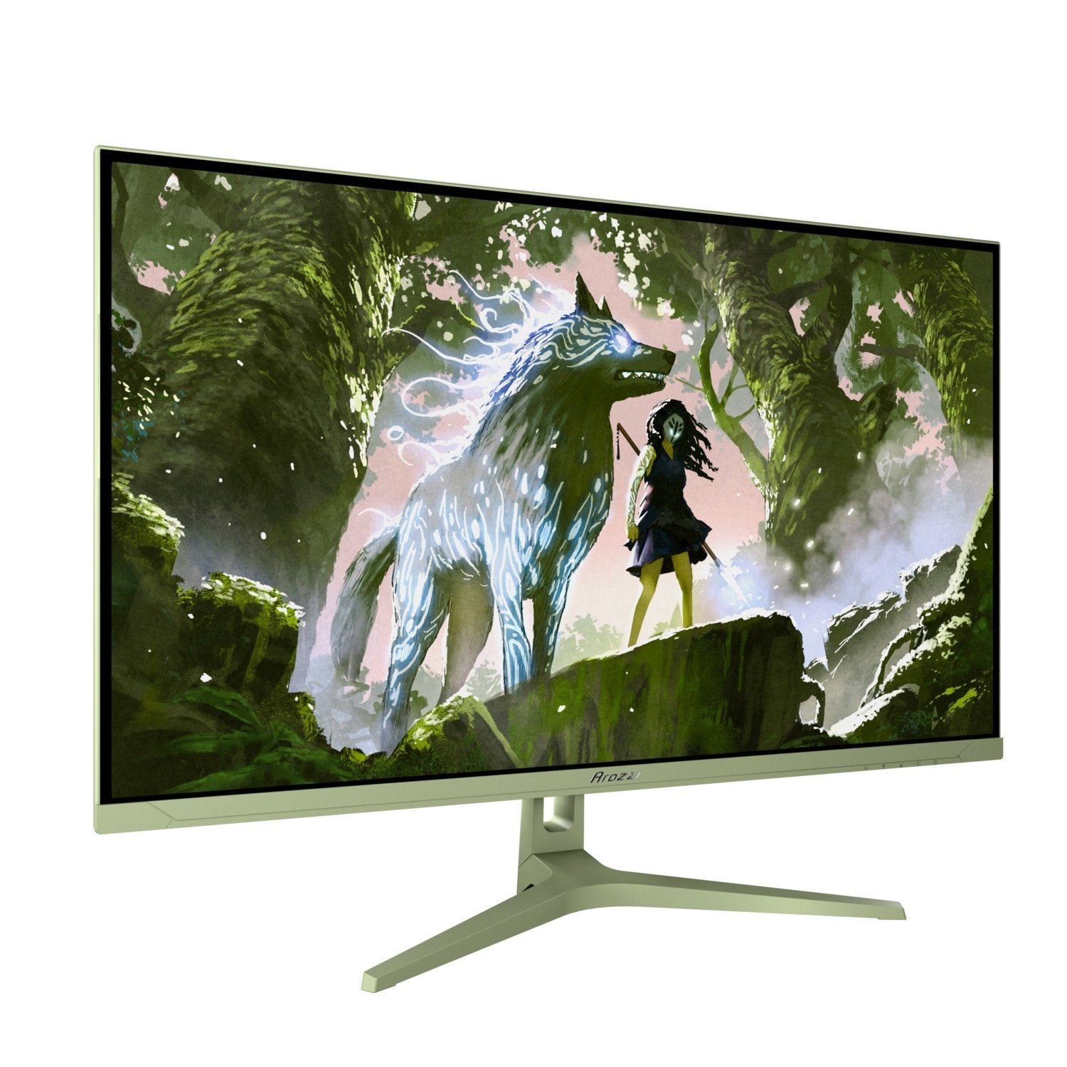 Arozzi Nova 32" Ips, 180hz, Computer Monitor - Forest Green