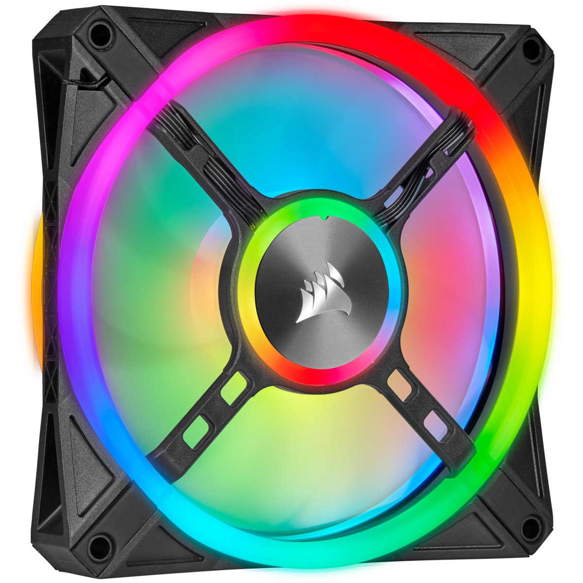 Ventilador Caja Adicional 14x14 Corsair Ql140 Rgb Pack 2 Uds Ligthing Node
