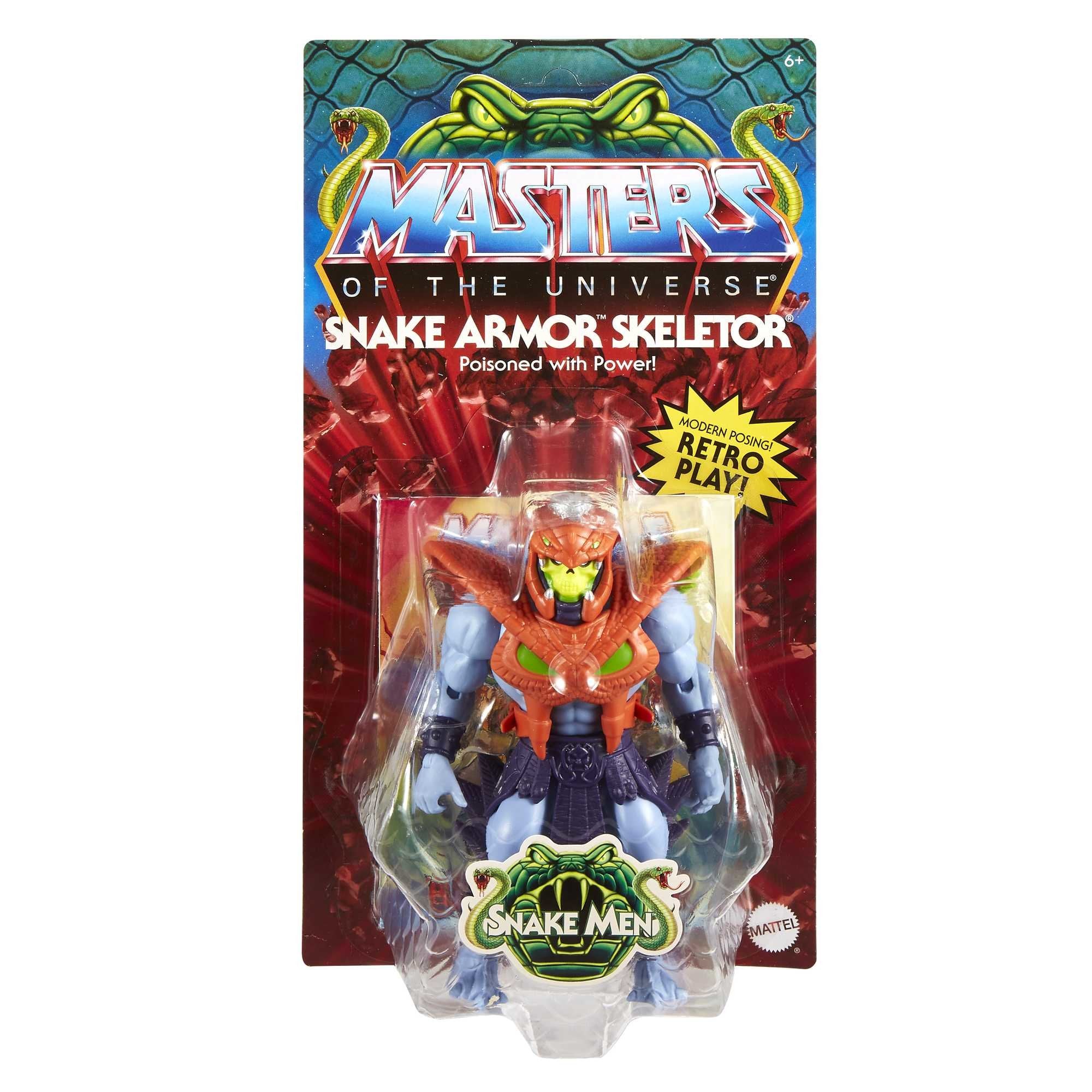 Mattel Masters Of The Universe Origins Actionfigur Snake Armor Skeletor, Spielfigur Hkm68