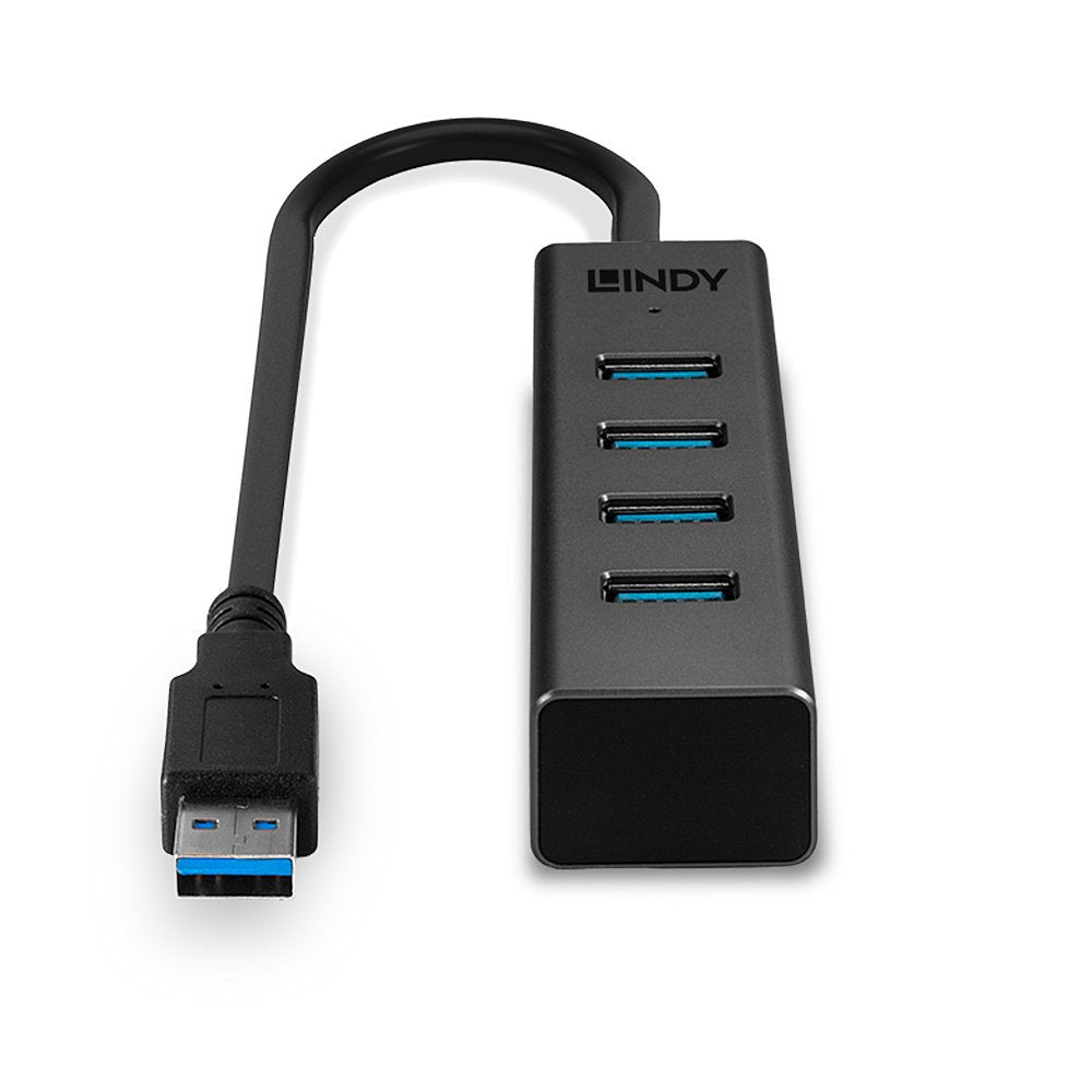 EAN 4002888433242 - Lindy 43324 hub de interfaz USB 3.2 Gen 1 (3.1 Gen 1) Type-A 5000 Mbit/s Negro imagen 4