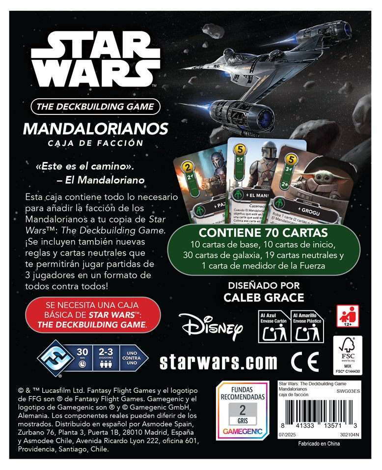 EAN 0841333135713 - Asmodee Star Wars: Deckbuilding Game Mandalorianos Star Wars The Deckbuilding Game Mandalorian Factio 30  imagen 2
