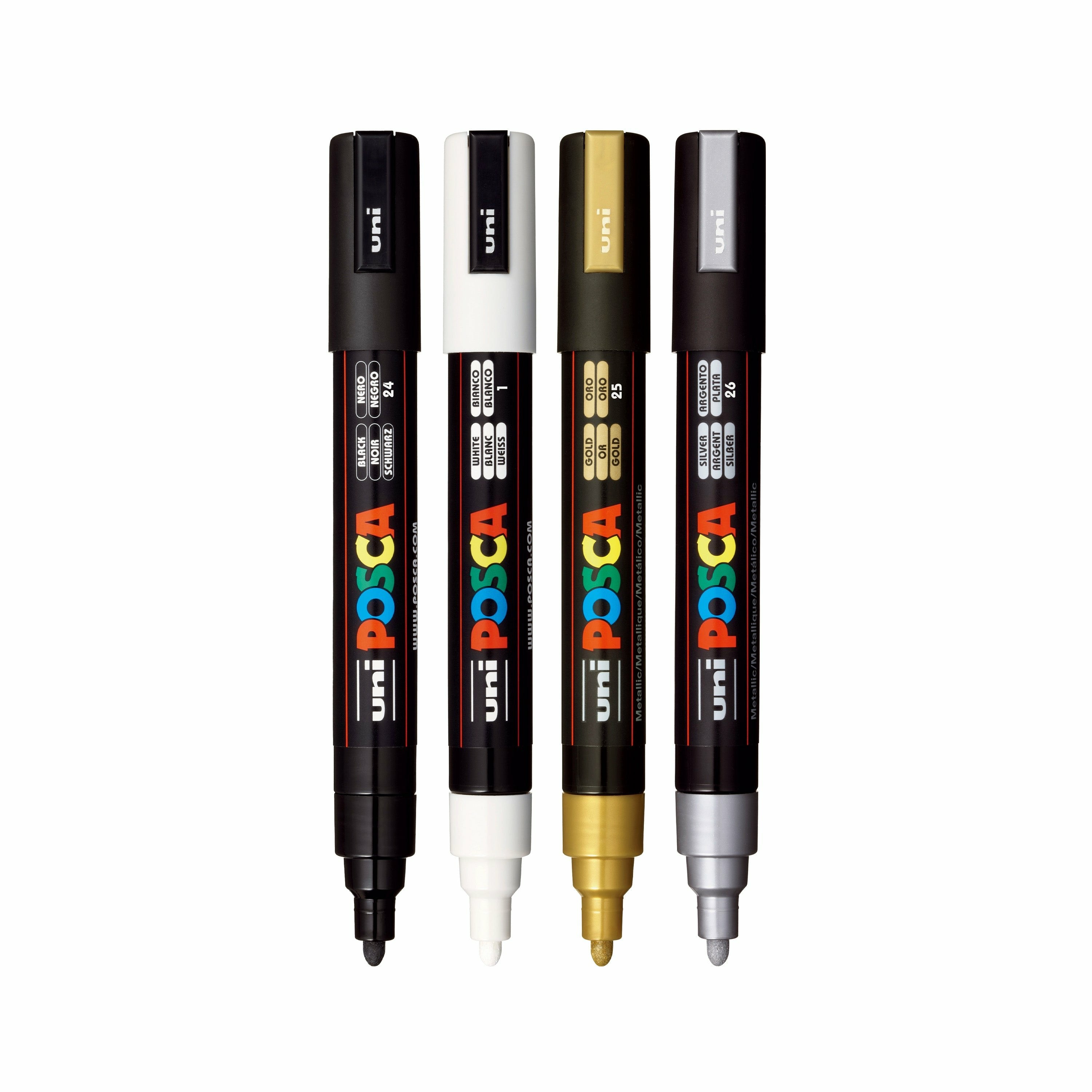 Rotuladores Faber-Camell Uni Posca Pc-5m Juego De 4