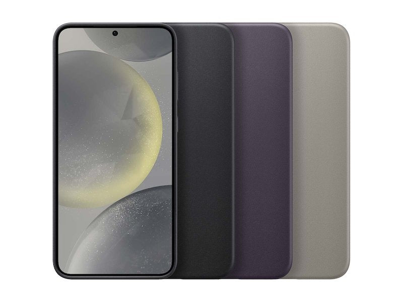 Funda Samsung Hocheun De Piel Vegana Galaxy S24+ Negra