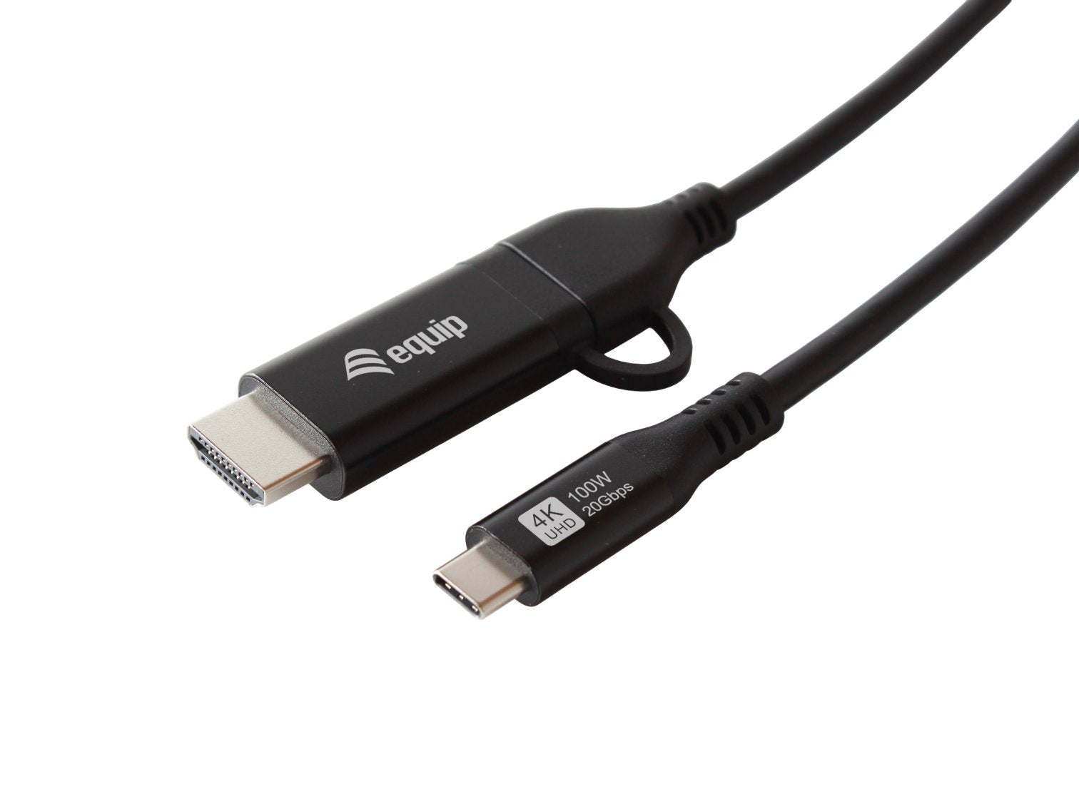 Equip Adaptador Usb-C->Usb-C+Hdmi Pd100w 4k 60hz 2.00m Alu.