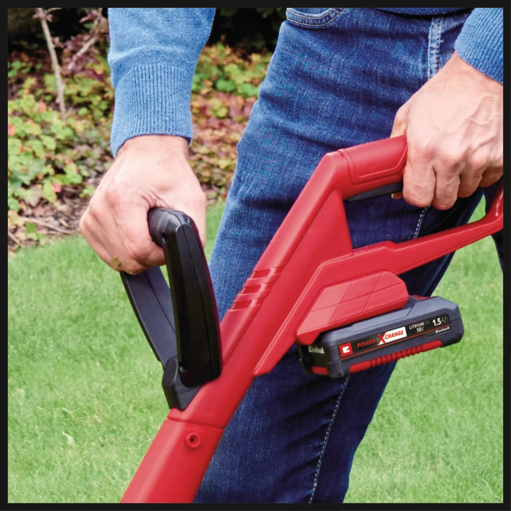 EAN 4006825626575 - Einhell GC-CT 18/24 Li P 24 cm Batería Negro, Rojo imagen 10