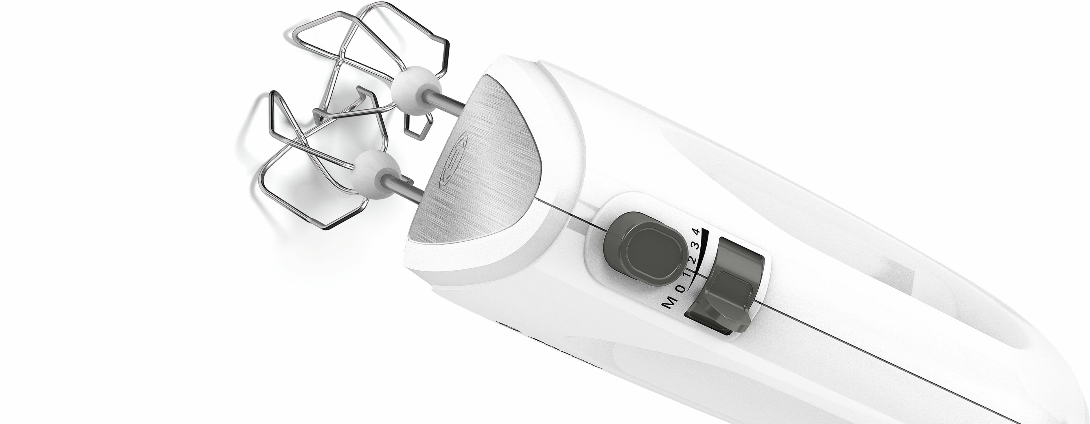 Batidora De Mano Bosch Home Mfq24200  400 W Plata, Blanco Blanco/Plateado, Batidora De Mano, Plata, Blanco, Batir, Amasar, Mezcla, Remover, Botones, Palanca, Metal, Plástico, 400 W